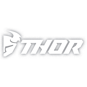 Sticker parbriz Thor Die-Cut Decal Silver/White