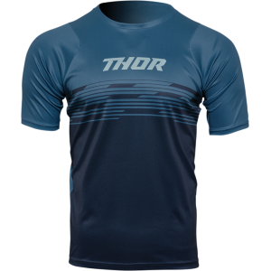 Tricou MTB Thor Assist Shiver Midnight Blue/Teal