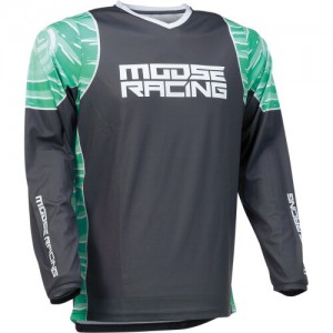 Tricou Moose Racing Qualifier Gray/Teal