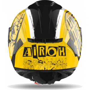 Casca Airoh Spark Rock'N'Roll Yellow/Black