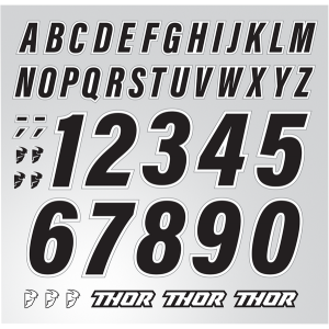 Kit Autocolante Thor Tricou Offroad ID