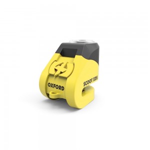 Scoot Oxford Xd5 Disck Lock (6mm Pin) Yellow/Black