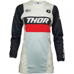 Tricou Dama Thor Pulse Racer Vintage White/ Midnight